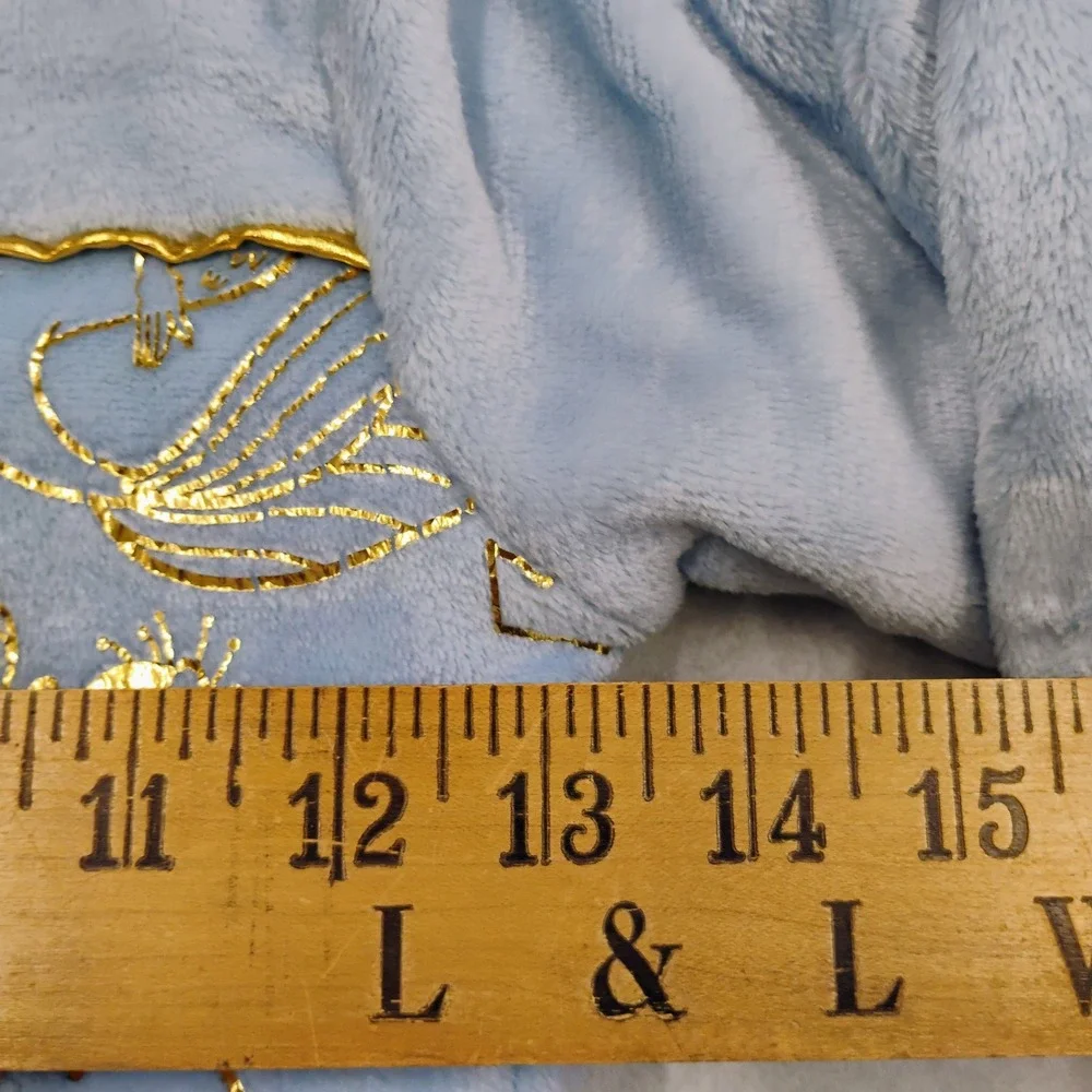 Disney Princess Jacket Coat Girls Toddler Hoodie Light Blue Gold Pink Sherpa  3T